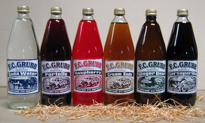 750ml ginger beer, soda water and sarsaparilla. click for product descriptions.