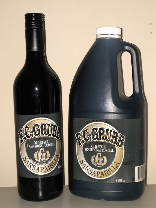 Sarsaparilla gourmet syrup 750ml and 2 litre.